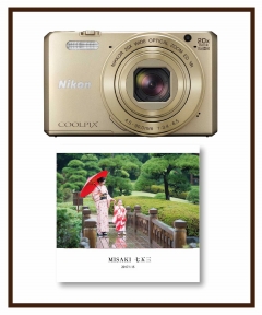 高性能デジカメレンタル　3日間プラン　七五三にピッタリ　フォトブック付　NIKON COOLPIX S7000